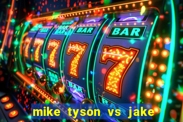 mike tyson vs jake paul assistir online